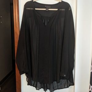 Pleated Lane Bryant Blouse